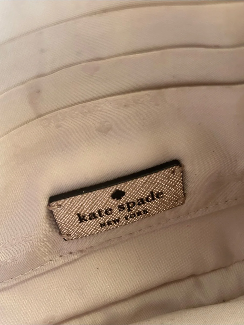 kate spade glittery gold